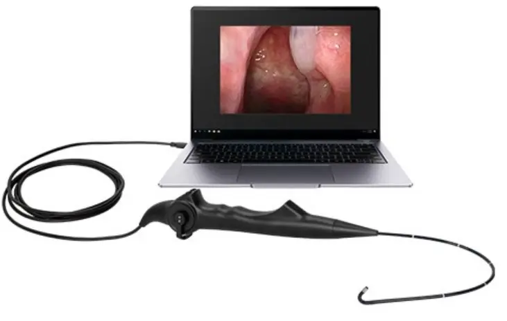 MUESTRA NASOLARINGOSCOPIO FLEXIBLE REUTILIZABLE TIPO USB 3.2MM