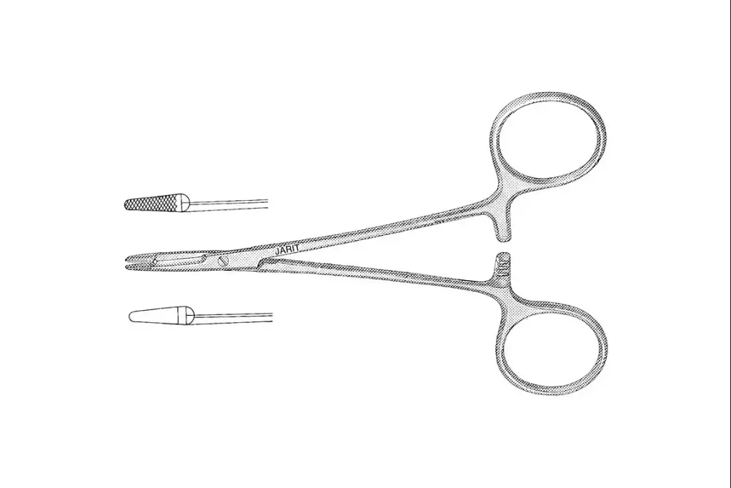 OLSEN-HEGAR NEEDLE HOLDER 5-3/8 GROOVED JAW