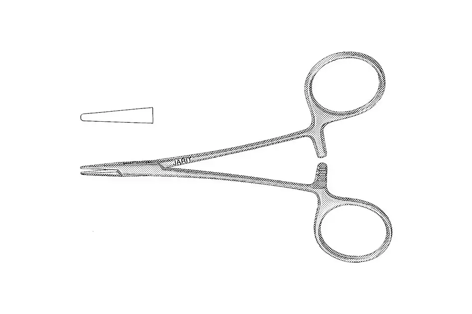 WEBSTER NEEDLE HOLDER 4-5/8 TUNGSTEN CARB SMOOTH