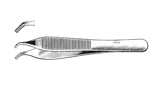 BROWN-ADSON TISSUE FORCEPS, 4-7/8, 9X9 TEETH