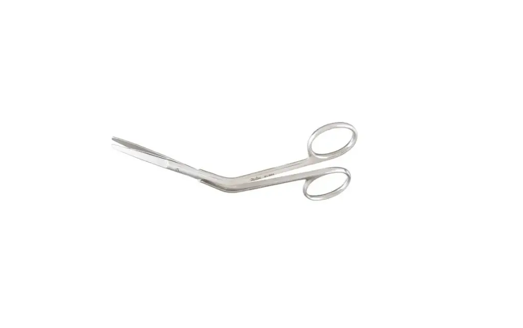 FOMON DORSAL SCISSORS, 5-3/8, ANGLED ON FLAT