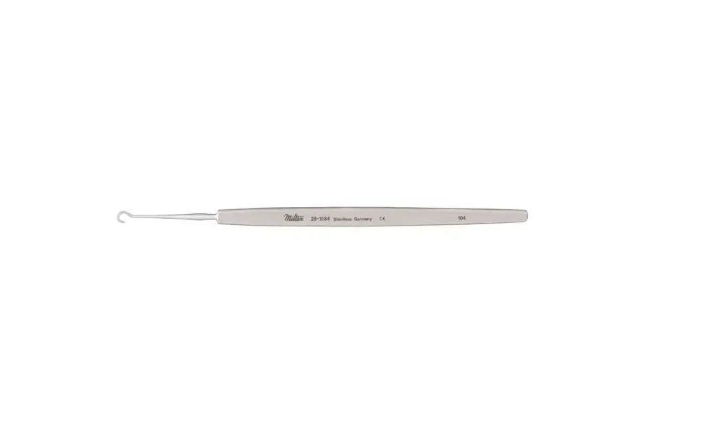 FRAZIER DURA HOOK, 4-7/8, SHARP, 3.5MM DEEP