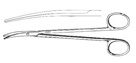 [101-265 (INT)] METZENBAUM SCISSORS, 8, CARB-EDGE,CVD, BLUNT/BLUNT