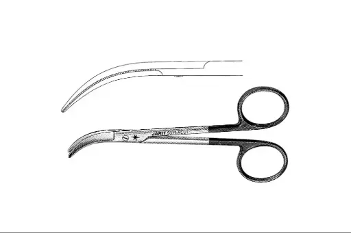 [102-235 (INT)] FOMON UPPER LATERAL SCISSORS, 4-1/2, SUPERCUT,CRVD
