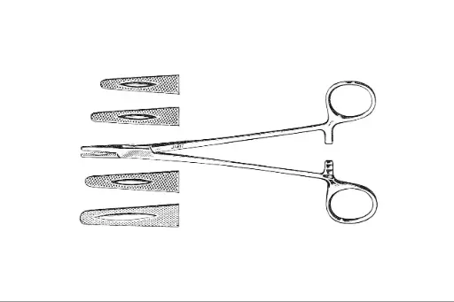 [120-140 (INT)] MAYO-HEGAR NEEDLE HOLDER 7-1/4