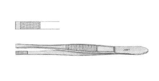 [130-300 (INT)] ALDERKREUTZ TISSUE FORCEPS, 5-3/4, 4.6MM WIDE