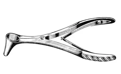 [400-101 (INT)] VIENNA NASAL SPECULUM  5-3/8, ORIGINAL 30MM DEEP
